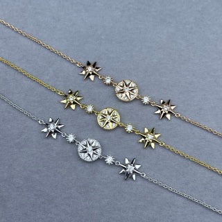 Dior Rose des Vents Celestial Star Chain Bracelet
